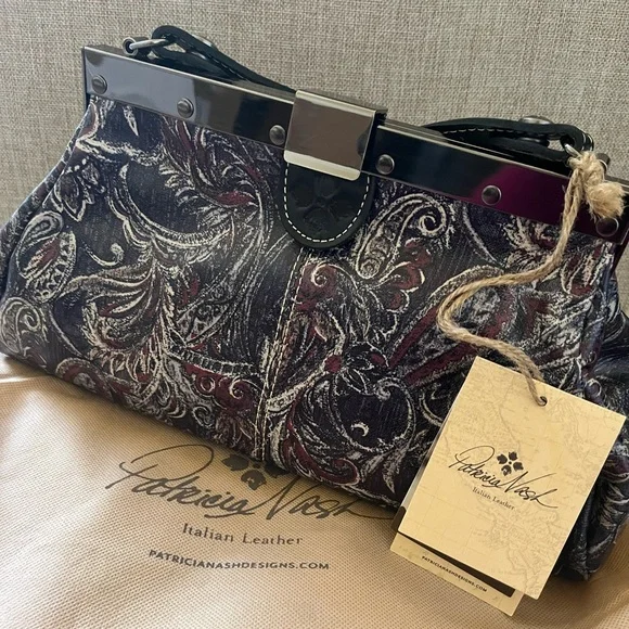 Elegant Paisley Handbag - Picture 3 of 10
